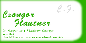 csongor flautner business card